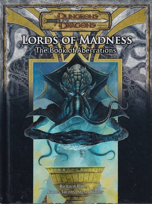 Dungeons & Dragons 3.5 - Lords of Madness - The Book of Aberrations (B Grade) (Genbrug)